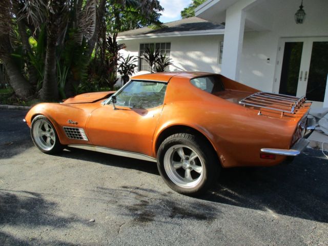 1972 Blue Chevrolet Corvette Coupe
