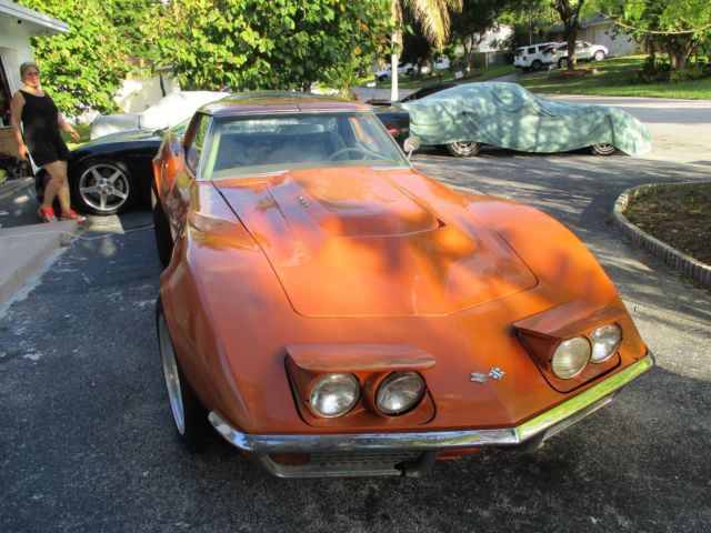 1972 Blue Chevrolet Corvette Coupe