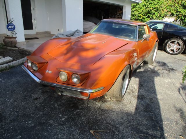 1972 Blue Chevrolet Corvette Coupe