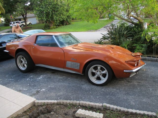 1972 Blue Chevrolet Corvette Coupe
