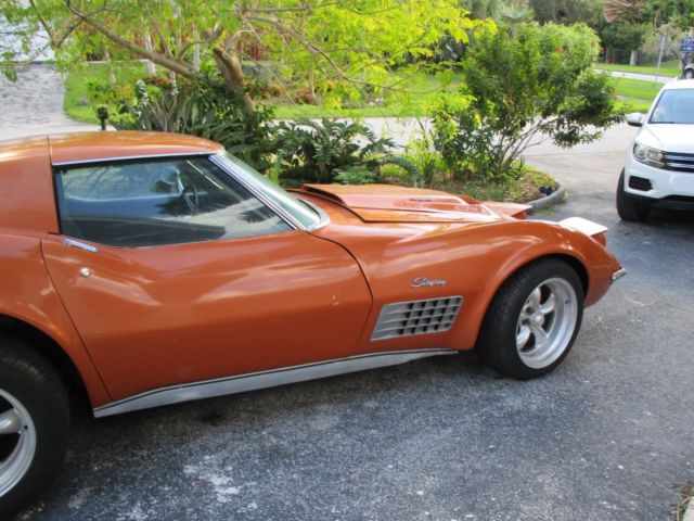 1972 Blue Chevrolet Corvette Coupe