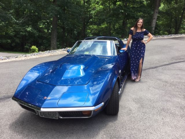 1972 Blue Chevrolet Corvette Coupe