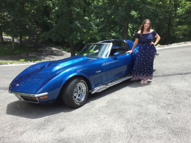 1972 Blue Chevrolet Corvette Coupe