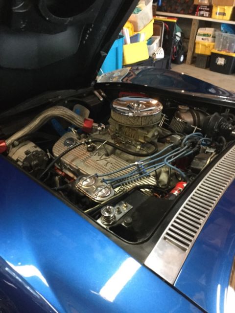 1972 Blue Chevrolet Corvette Coupe