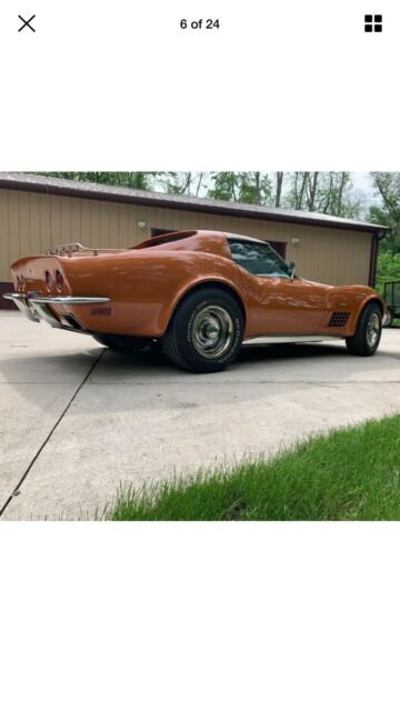 1972 Ontario Orange Chevrolet Corvette