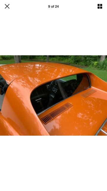1972 Ontario Orange Chevrolet Corvette
