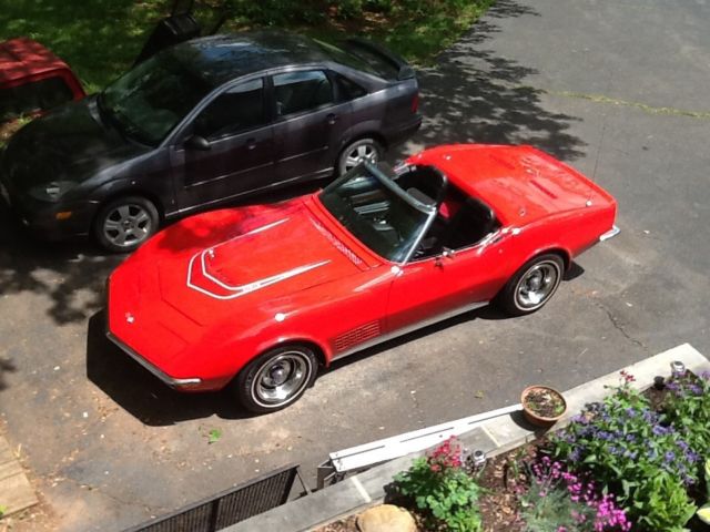 1972 Red Chevrolet Corvette 2dr