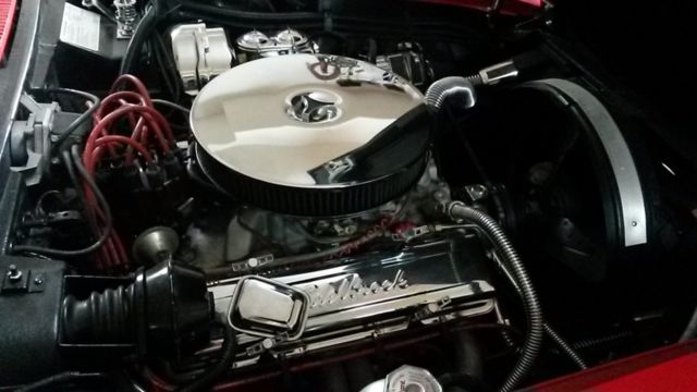 1972 Red Chevrolet Corvette Convertible