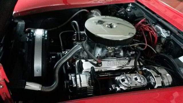 1972 Red Chevrolet Corvette Convertible