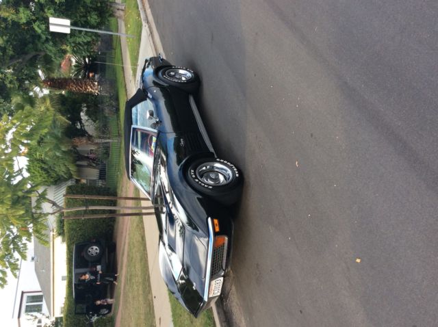1972 Black Chevrolet Corvette Fiberglass