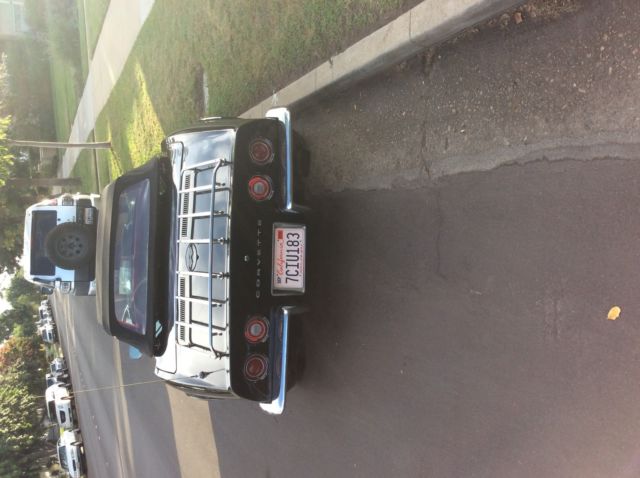 1972 Black Chevrolet Corvette Fiberglass