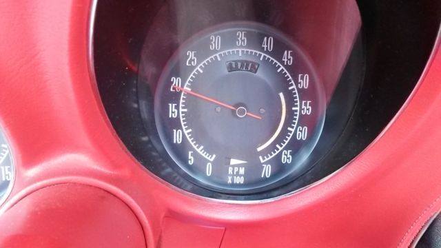 1972 Red Chevrolet Corvette Convertible