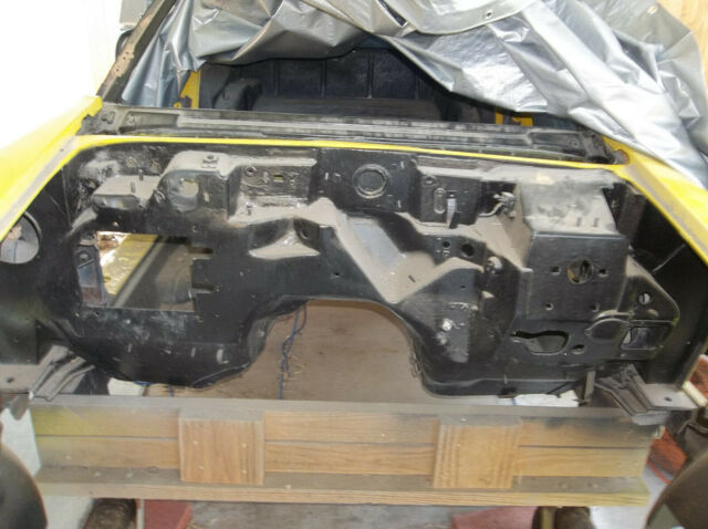 1972 sunfire yellow Chevrolet Corvette