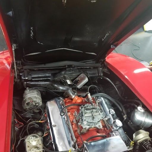 1972 red Chevrolet Corvette Convertible