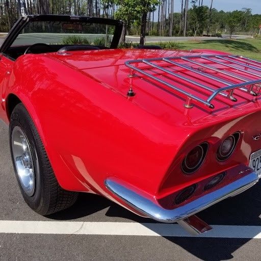 1972 red Chevrolet Corvette Convertible