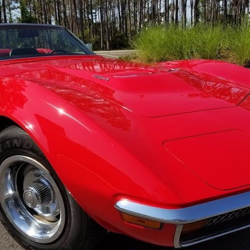 1972 red Chevrolet Corvette Convertible