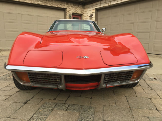 1972 Red Chevrolet Corvette Coupe