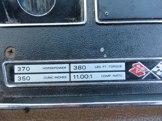 1972 BLUE Chevrolet Corvette Coupe