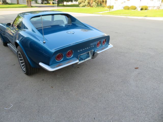 1972 BLUE Chevrolet Corvette Coupe