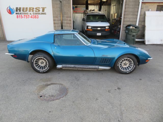 1972 BLUE Chevrolet Corvette Coupe