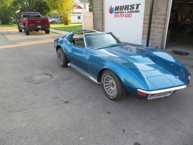1972 BLUE Chevrolet Corvette Coupe