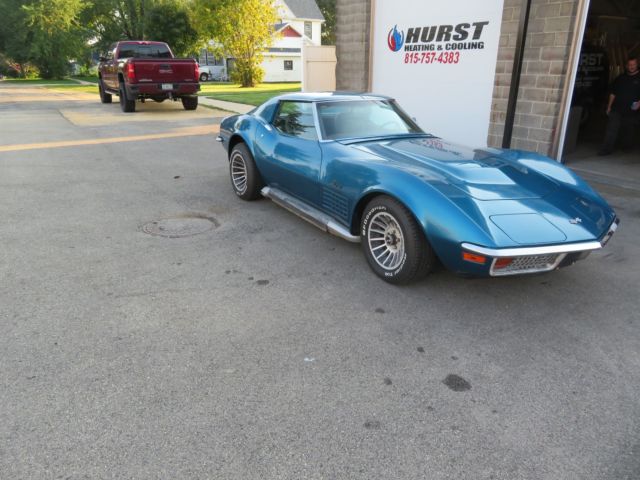 1972 BLUE Chevrolet Corvette Coupe
