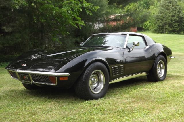 1972 Black Chevrolet Corvette Coupe