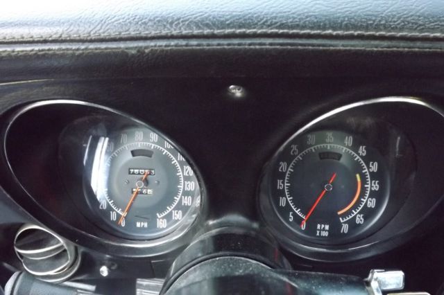 1972 Black Chevrolet Corvette Coupe