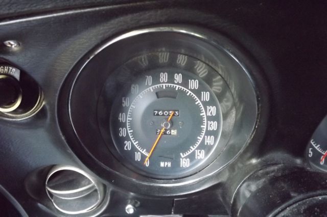 1972 Black Chevrolet Corvette Coupe