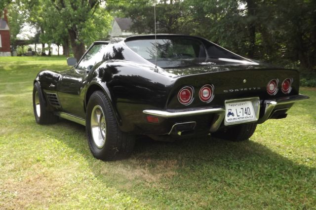 1972 Black Chevrolet Corvette Coupe