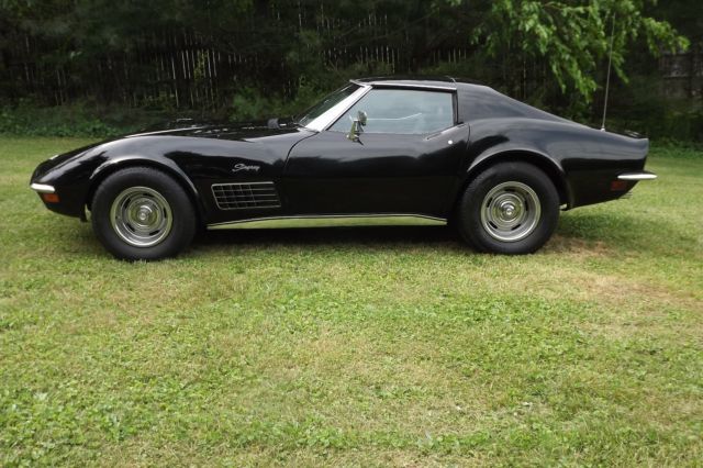 1972 Black Chevrolet Corvette Coupe