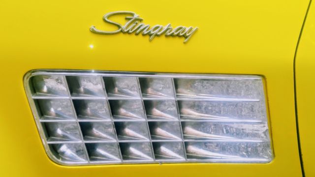 1972 Yellow Chevrolet Corvette Coupe