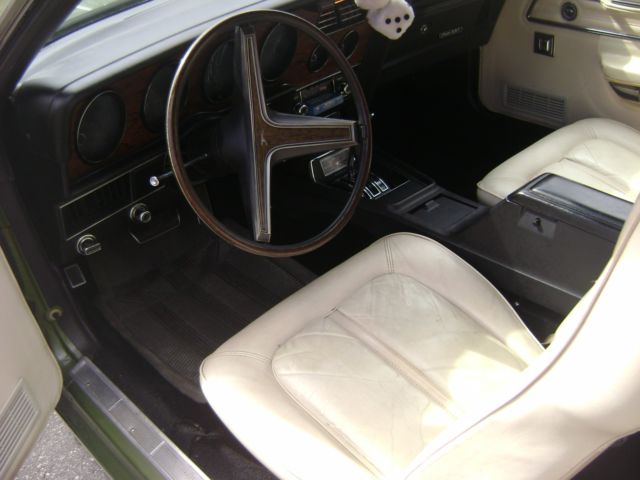 1972 Green Mercury Cougar Convertible