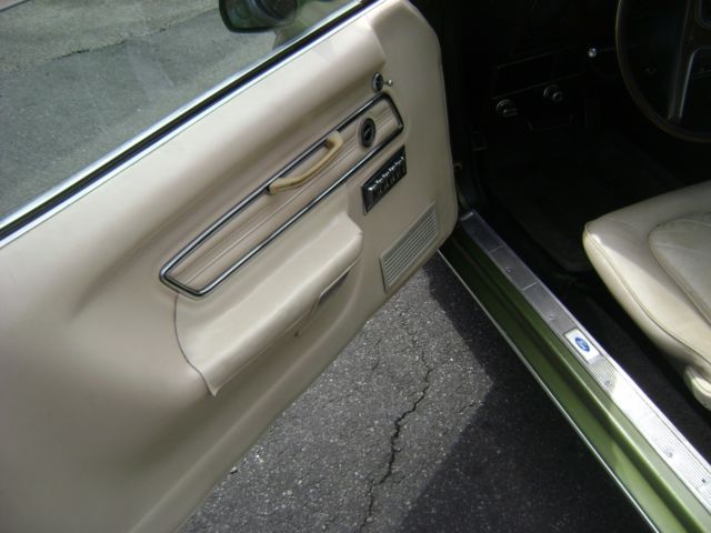 1972 Green Mercury Cougar Convertible