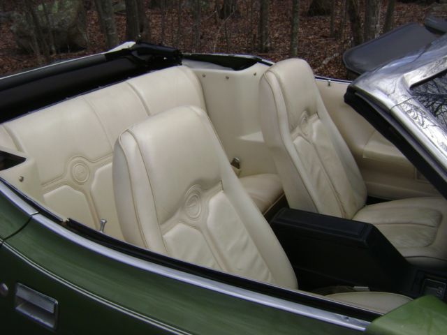 1972 Green Mercury Cougar Convertible