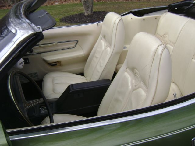 1972 Green Mercury Cougar Convertible