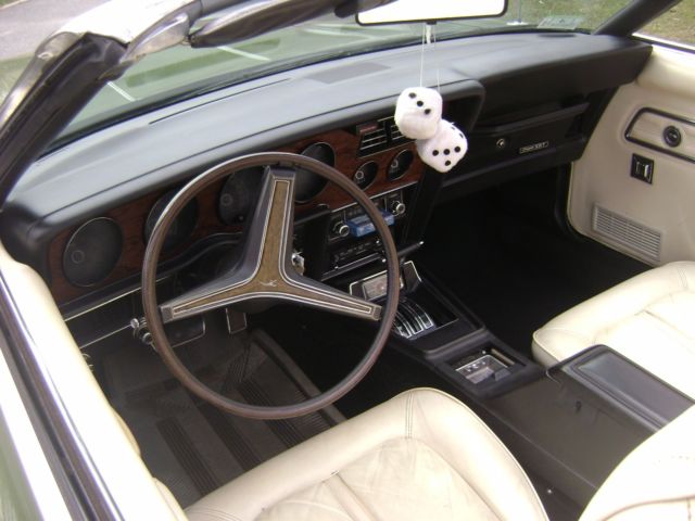 1972 Green Mercury Cougar Convertible