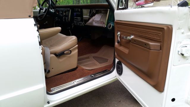 1972 White Chevrolet Blazer RETRACTABLE SOFT TOP