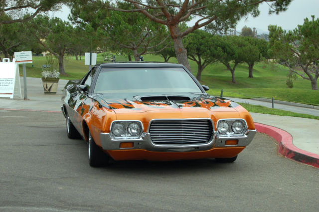 1972 Black With Flames Ford Ranchero Pick Up