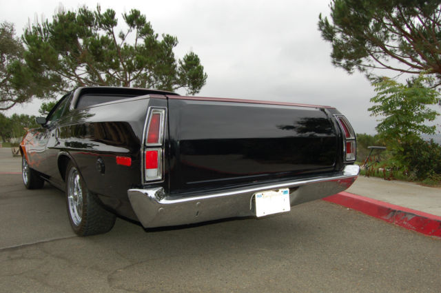 1972 Black With Flames Ford Ranchero Pick Up