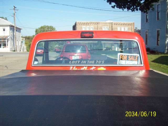 1972 Orange Chevrolet Other Pickups Standard Cab Pickup