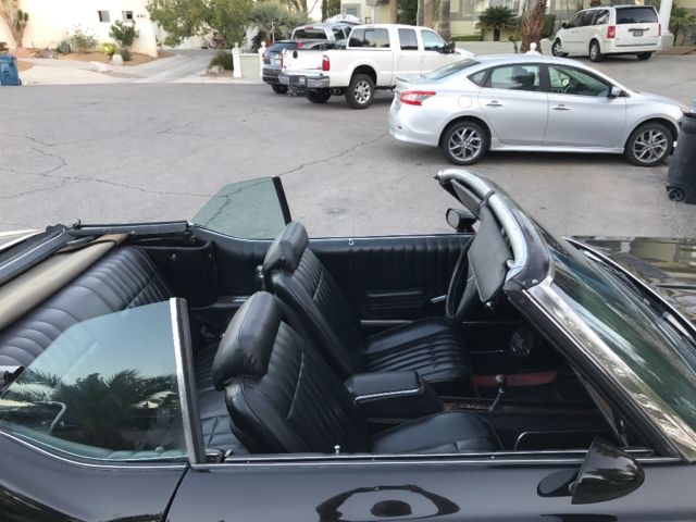 1972 Black Oldsmobile Cutlass Convertible