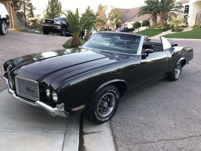1972 Black Oldsmobile Cutlass Convertible