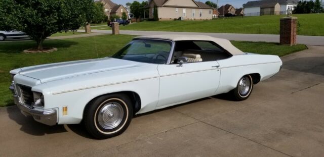 1972 Blue Oldsmobile Eighty-Eight Convertible