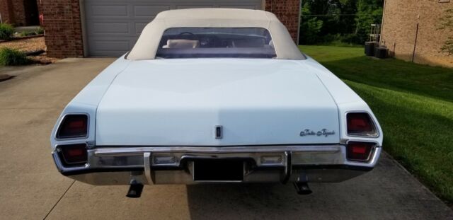 1972 Blue Oldsmobile Eighty-Eight Convertible