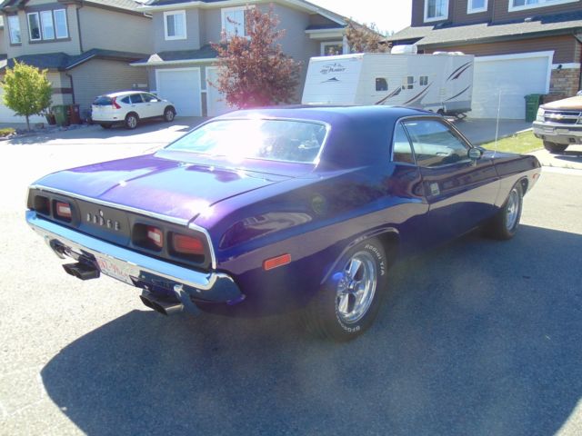 1972 Purple Dodge Challenger Coupe