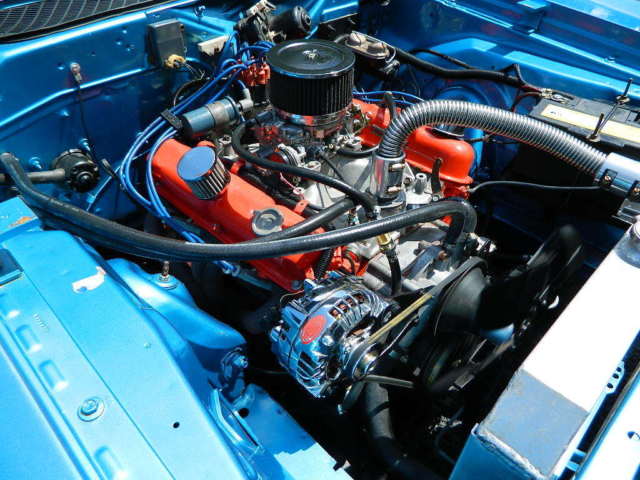 1972 Blue Dodge Charger 2dr