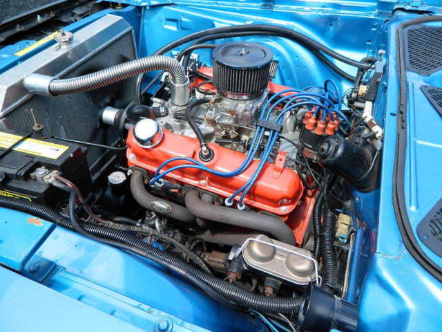 1972 Blue Dodge Charger 2dr