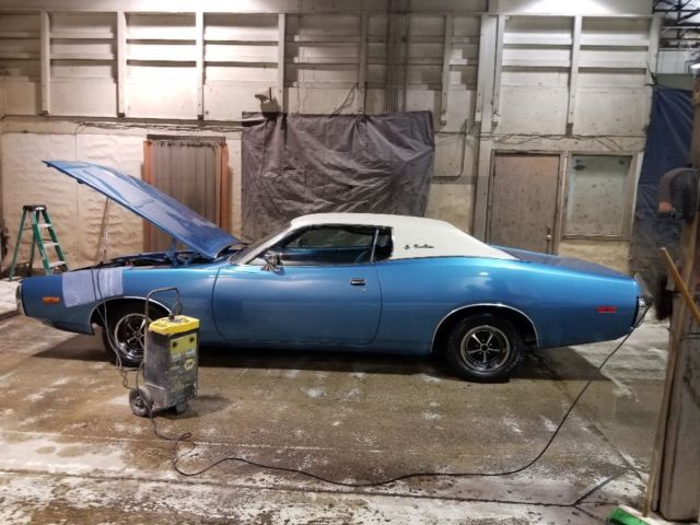 1972 Blue Dodge Charger