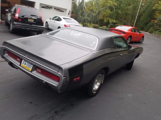 1972 Gray Dodge Charger Coupe